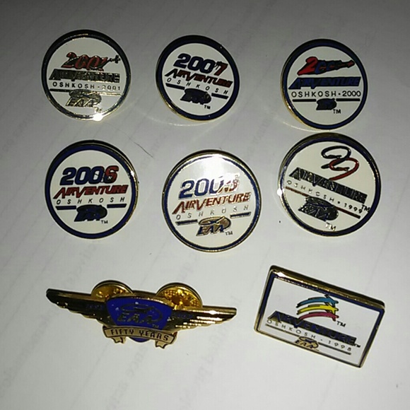 Other - EAA Oshkosh, WI. Adventure pins/tie tacks Other - EAA Oshkosh, WI. Adventure pins/tie tacks